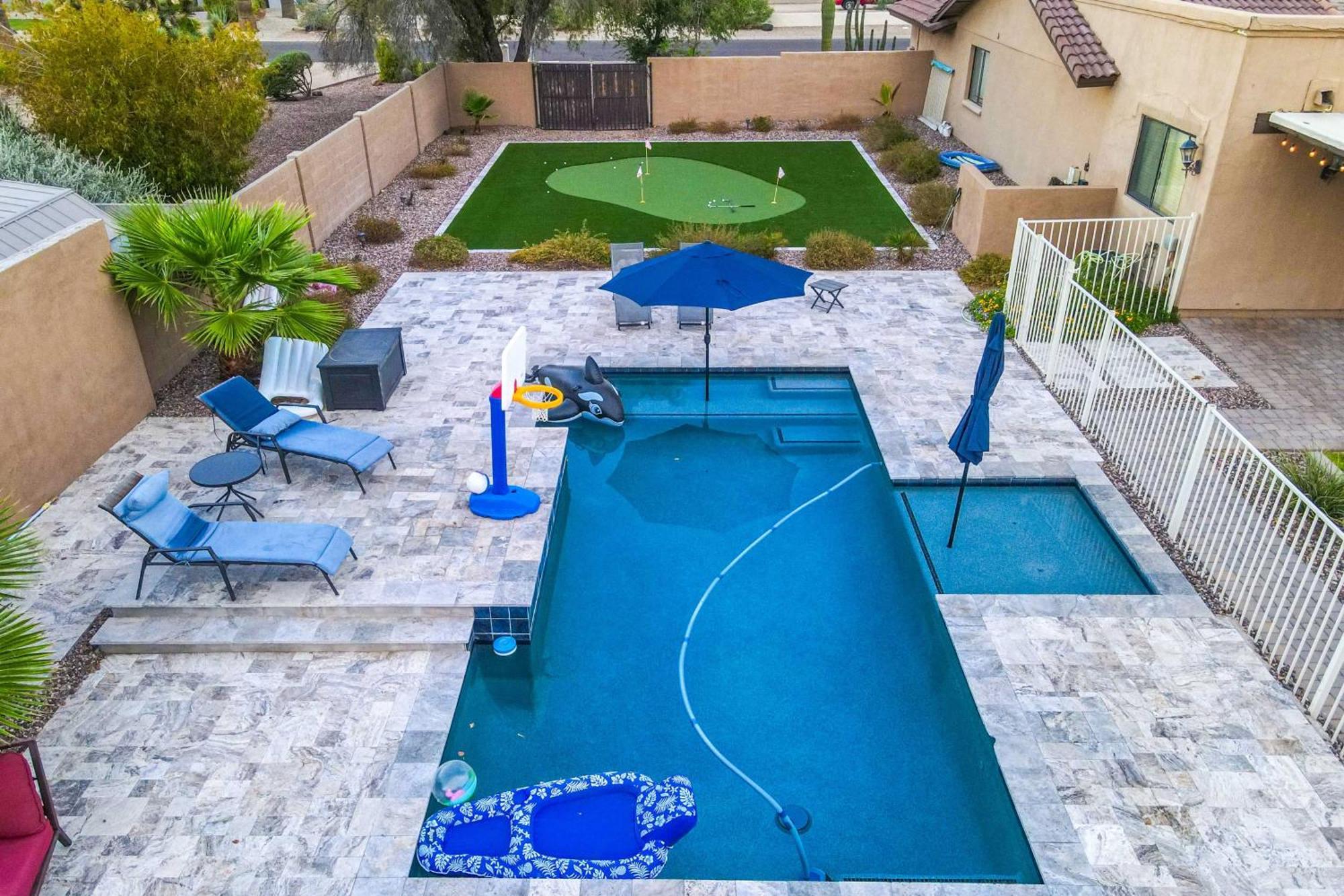 Pet-Friendly Glendale Home With Pool And Putting Green Phoenix Luaran gambar